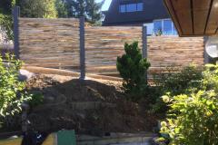 Palisaden-Kastanienholz-Innenseite