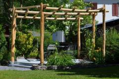 Pergola-Kastaneinholz-Spezialform