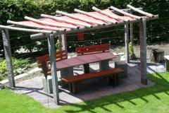 Calanca-Pergola-halbrund
