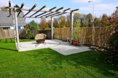 Pergola-Feuerstelle