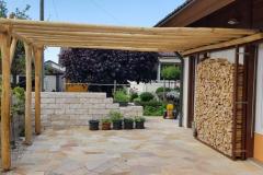 Pergola-Holz-lang-Anbau