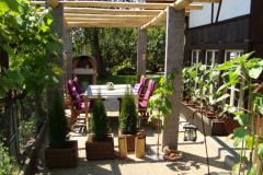 Pergola-Kastanienholz-Top