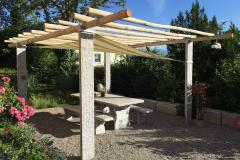 Pergola-Sonnensegel