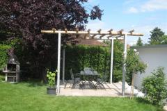Pergola-hell-Norm-Kastanienholz