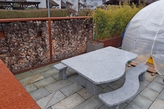 Granittisch Donna Gerade Seite