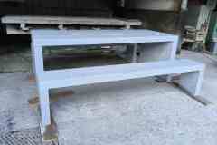 Granittisch Purist Tischgarnitur Iragna Gneis