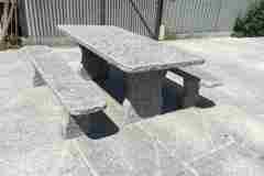 Semi-Classico-scuro-Gartentisch-freistehend-Maggia-Gneis