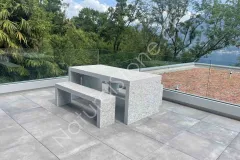 Tischgarnitur-Purist