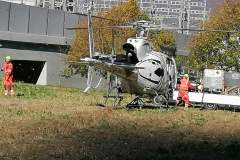 Hubschrauber-Transport-Vorbereitung