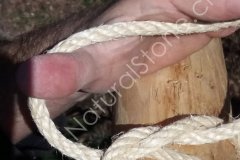 Festbinden-04-Erster-Teil-des-doppelten-Knoten